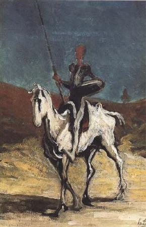 Honore  Daumier Don Quixote (mk09) France oil painting art